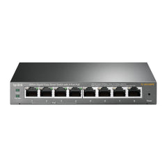 TP-Link TL-SG108PE Gestionado L2 Gigabit Ethernet (10/100/1000) Energía sobre Ethernet (PoE) Negro