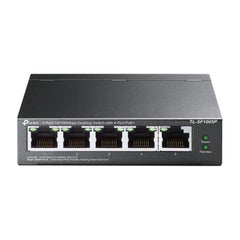 TP-Link TL-SF1005P No administrado Fast Ethernet (10/100) Energía sobre Ethernet (PoE) Negro