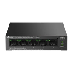 TP-Link LiteWave LS105GP switch No administrado Gigabit Ethernet (10/100/1000) Energía sobre Ethernet (PoE) Negro