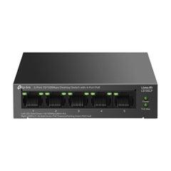 TP-Link LiteWave LS105P No administrado Fast Ethernet (10/100) Energía sobre Ethernet (PoE) Negro