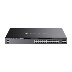 TP-Link Omada SG6428XHP switch Gestionado L3 Gigabit Ethernet (10/100/1000) Energía sobre Ethernet (PoE) 1U Negro