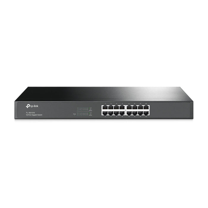 TP-Link TL-SG1016 No administrado Gigabit Ethernet (10/100/1000) 1U Negro