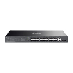 TP-Link ES228GP switch Gestionado L2 Gigabit Ethernet (10/100/1000) Energía sobre Ethernet (PoE) Negro