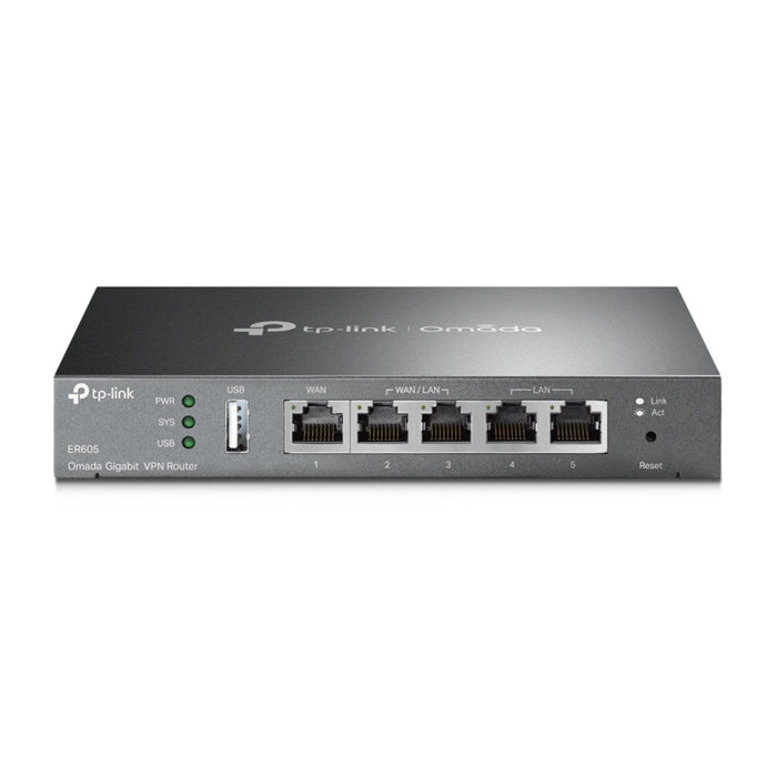 TP-Link Omada ER605 router Gigabit Ethernet Negro