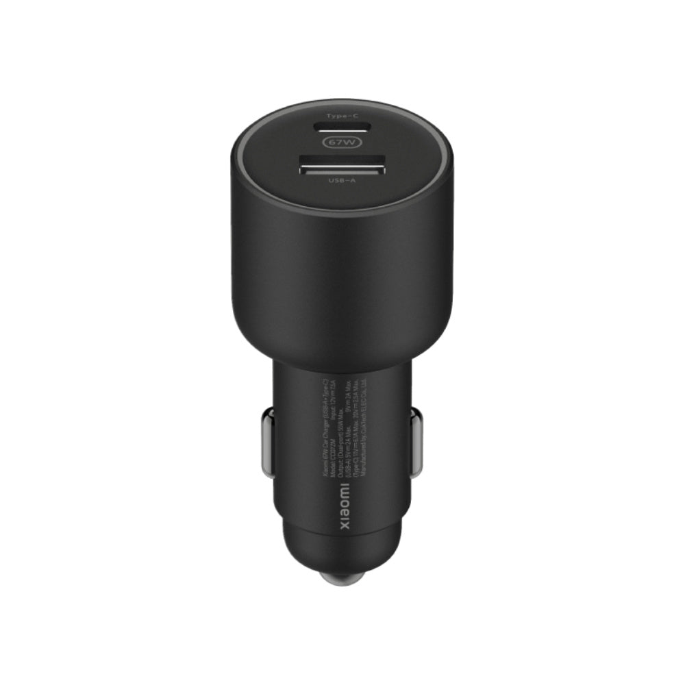 Xiaomi 43907 cargador de dispositivo móvil Universal Negro Encendedor de cigarrillos Auto