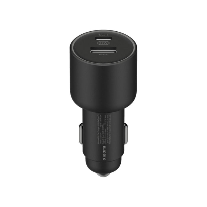 Xiaomi 43907 cargador de dispositivo móvil Universal Negro Encendedor de cigarrillos Auto