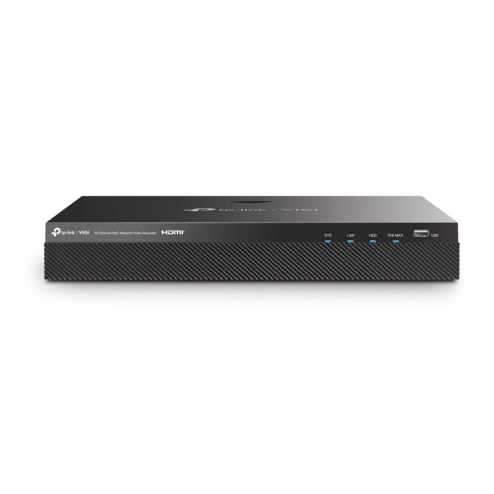 TP-Link VIGI NVR2016H-16P Grabadore de vídeo en red (NVR) Negro