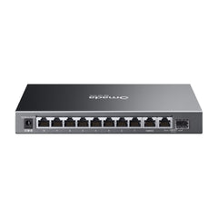TP-Link Omada ES210GP switch Gestionado L2 Gigabit Ethernet (10/100/1000) Energía sobre Ethernet (PoE) Carril DIN Negro