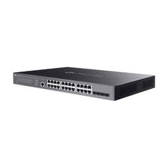 TP-Link Omada SG3428XMPP switch Gestionado L2+ Gigabit Ethernet (10/100/1000) Energía sobre Ethernet (PoE) 1U Negro