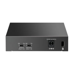 TP-Link LiteWave LS105P No administrado Fast Ethernet (10/100) Energía sobre Ethernet (PoE) Negro