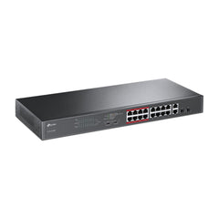 TP-Link TL-SL1218MP No administrado Gigabit Ethernet (10/100/1000) Energía sobre Ethernet (PoE) 1U Negro