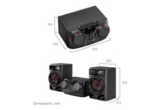 LG xboom la bestia ck43n | altavoz gran potencia, 300w, Bluetooth, negro · CK43N.DEUSLLK · vista 2