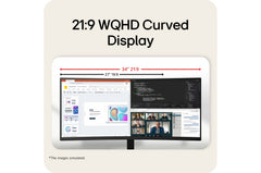 Monitor Curvo LG 34U601B-B 34 Wqhd 120Hz · vista 5