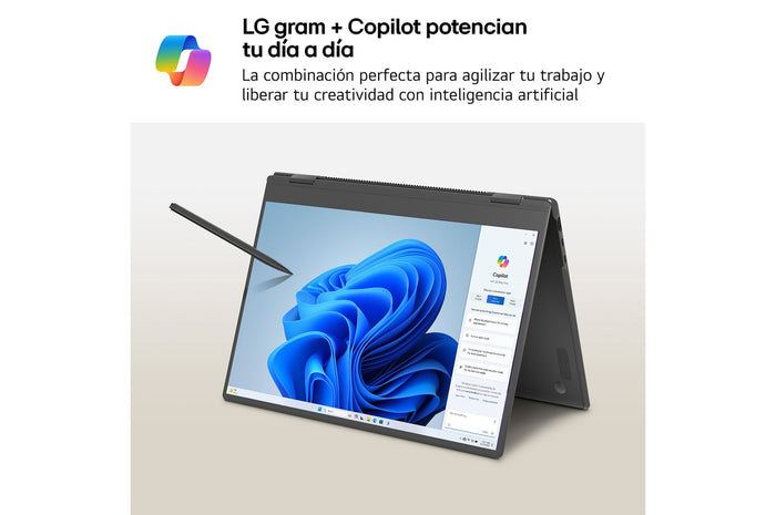 Portátil LG Gram Pro 16T90Tp-K U7-255H 32Gb SSD 1Tb 16 W11H · 16T90TP-K.AD88BN · vista 1