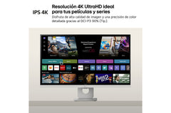 Monitor Smart LG 27U731Sa-W 27 4K UHD 60Hz · vista 6