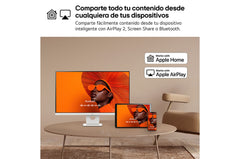Monitor Smart LG 27U731Sa-W 27 4K UHD 60Hz · vista 8