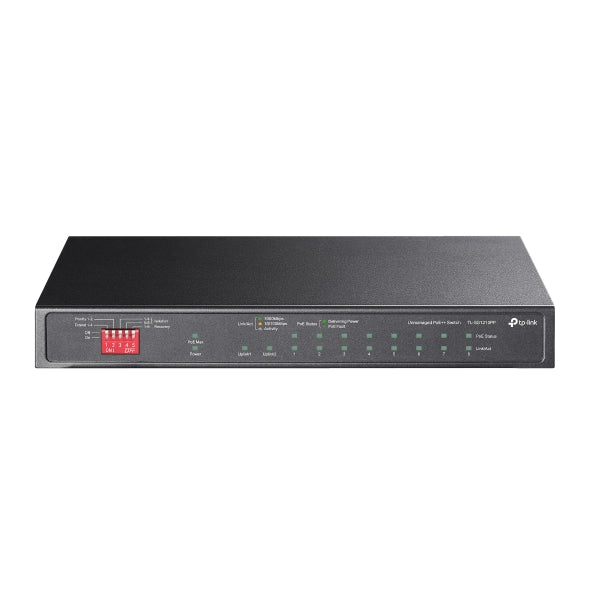 TP-Link TL-SG1210PP switch No administrado Gigabit Ethernet (10/100/1000) Energía sobre Ethernet (PoE) Negro