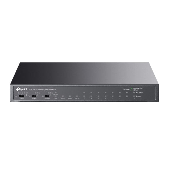 TP-Link TL-SL1311P switch Fast Ethernet (10/100) Energía sobre Ethernet (PoE) Negro