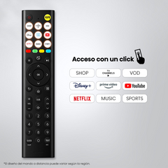 Tv Hisense 40a5s 40" FHD QLED smart tv dolby atmos modo juego airplay · vista 9