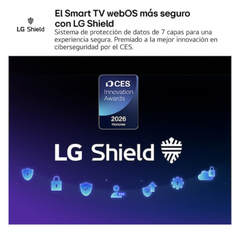 Tv LG 43qned81b6c.aeu 43" qned evo miniled patas laterales WiFi HDMI x3 · vista 11
