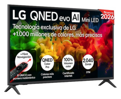 Tv LG 43qned81b6c.aeu 43" qned evo miniled patas laterales WiFi HDMI x3 · vista 1