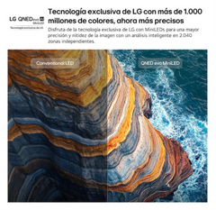 Tv LG 43qned81b6c.aeu 43" qned evo miniled patas laterales WiFi HDMI x3 · vista 4