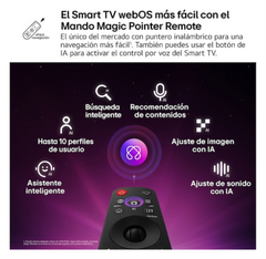 Tv LG 43qned81b6c.aeu 43" qned evo miniled patas laterales WiFi HDMI x3 · vista 10
