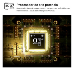 Tv LG 43qned81b6c.aeu 43" qned evo miniled patas laterales WiFi HDMI x3 · vista 8