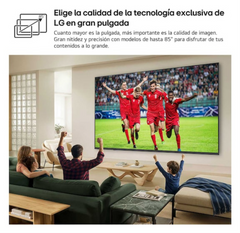 Tv LG 43qned81b6c.aeu 43" qned evo miniled patas laterales WiFi HDMI x3 · vista 7