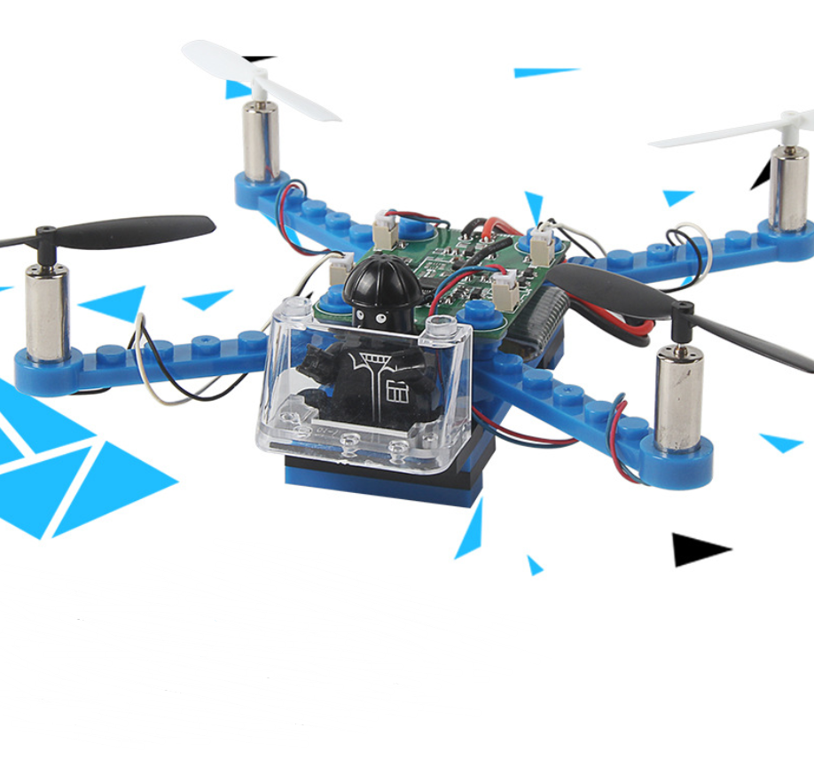 Dron de bloques para montar y volar
