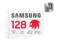 Tarjeta Memoria Micro SD Samsung 128Gb Sonic Pro Plus Clase 10 U3 V30 A2 + Adaptador SD · MB-MD128SA/LC1 · vista 1