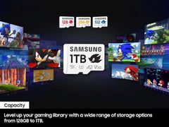 Tarjeta Memoria Micro SD Samsung 128Gb Sonic Pro Plus Clase 10 U3 V30 A2 + Adaptador SD · MB-MD128SA/LC1 · vista 6