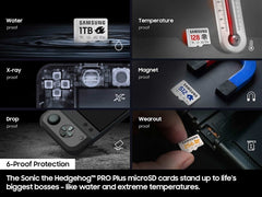 Tarjeta Memoria Micro SD Samsung 128Gb Sonic Pro Plus Clase 10 U3 V30 A2 + Adaptador SD · MB-MD128SA/LC1 · vista 8