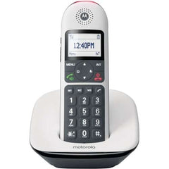 Teléfono Inalámbrico Dect Digital Motorola Cd5001 Blanco Pantalla Retroiluminada Teclas Grandes · 107CD5001WHITE · vista 2