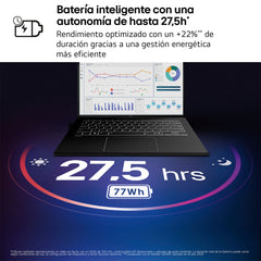 Portátil LG Gram Pro 16Zd90U-G U7-355 32Gb SSD 512Gb 16 Freedos · 16ZD90U-G.AX85BN · vista 3