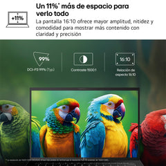 Portátil LG Gram Pro 16Zd90U-G U7-355 32Gb SSD 512Gb 16 Freedos · 16ZD90U-G.AX85BN · vista 5